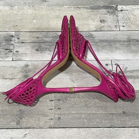 BOTTEGA VENETA Stretch Ankle Strap Sandals - Hollyhock pink - Sz - 11 US / 41 EU - Picture 6 of 15